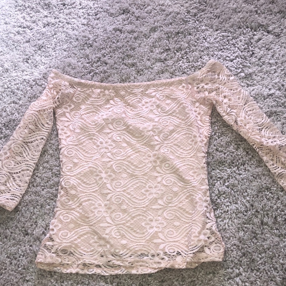Off the shoulder shirt